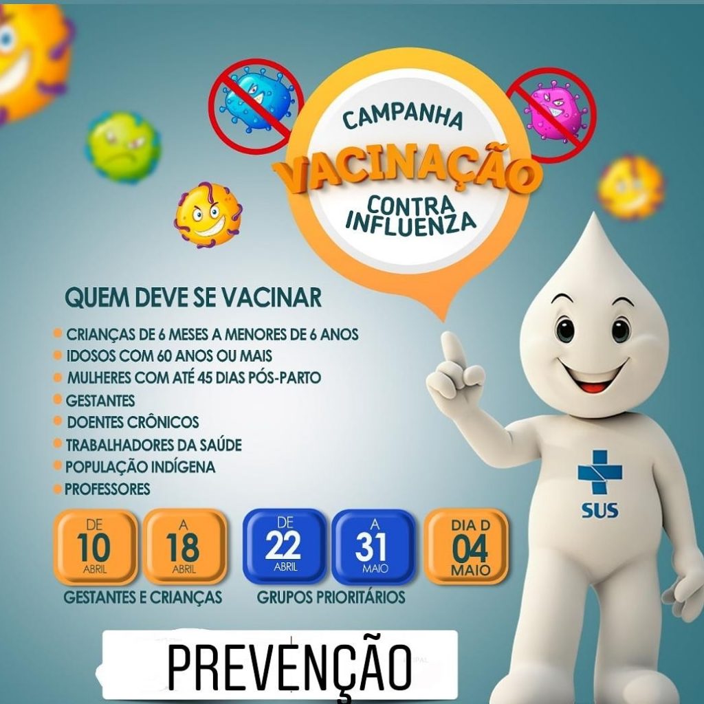 Município começa campanha de vacinação contra a gripe ...