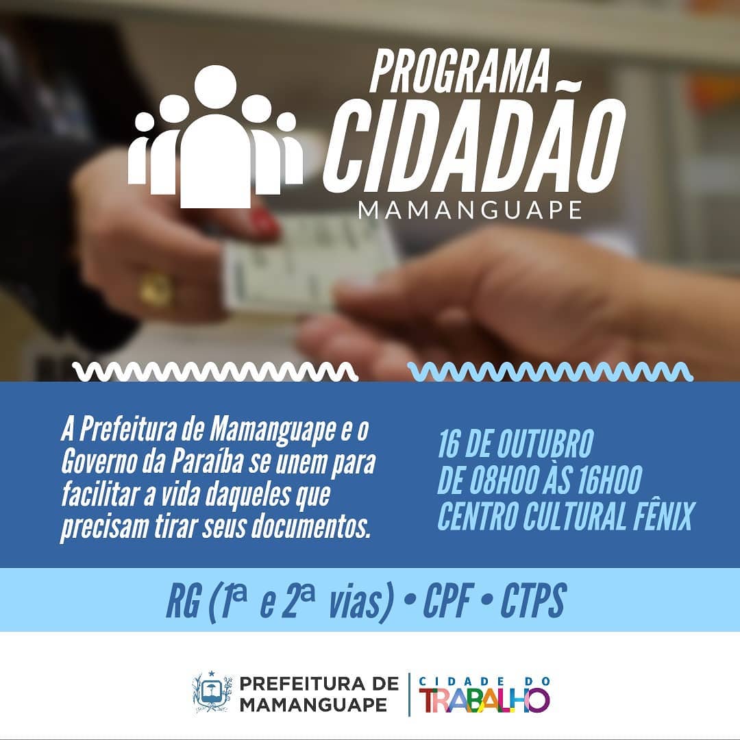 Prefeitura e Estado realizam mais uma etapa do Programa Cidadão para emissão de documentos