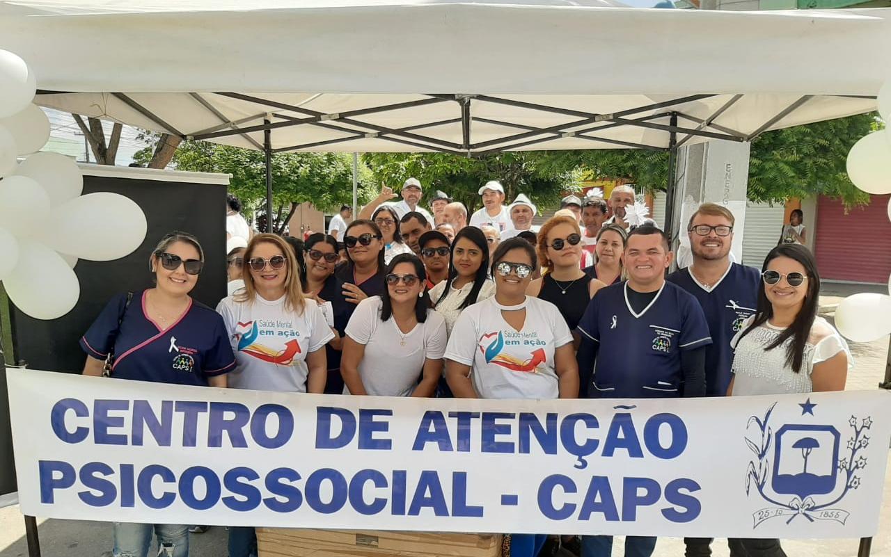 CAPS I e CAPS AD III, realizam ação alusiva a Campanha Janeiro Branco