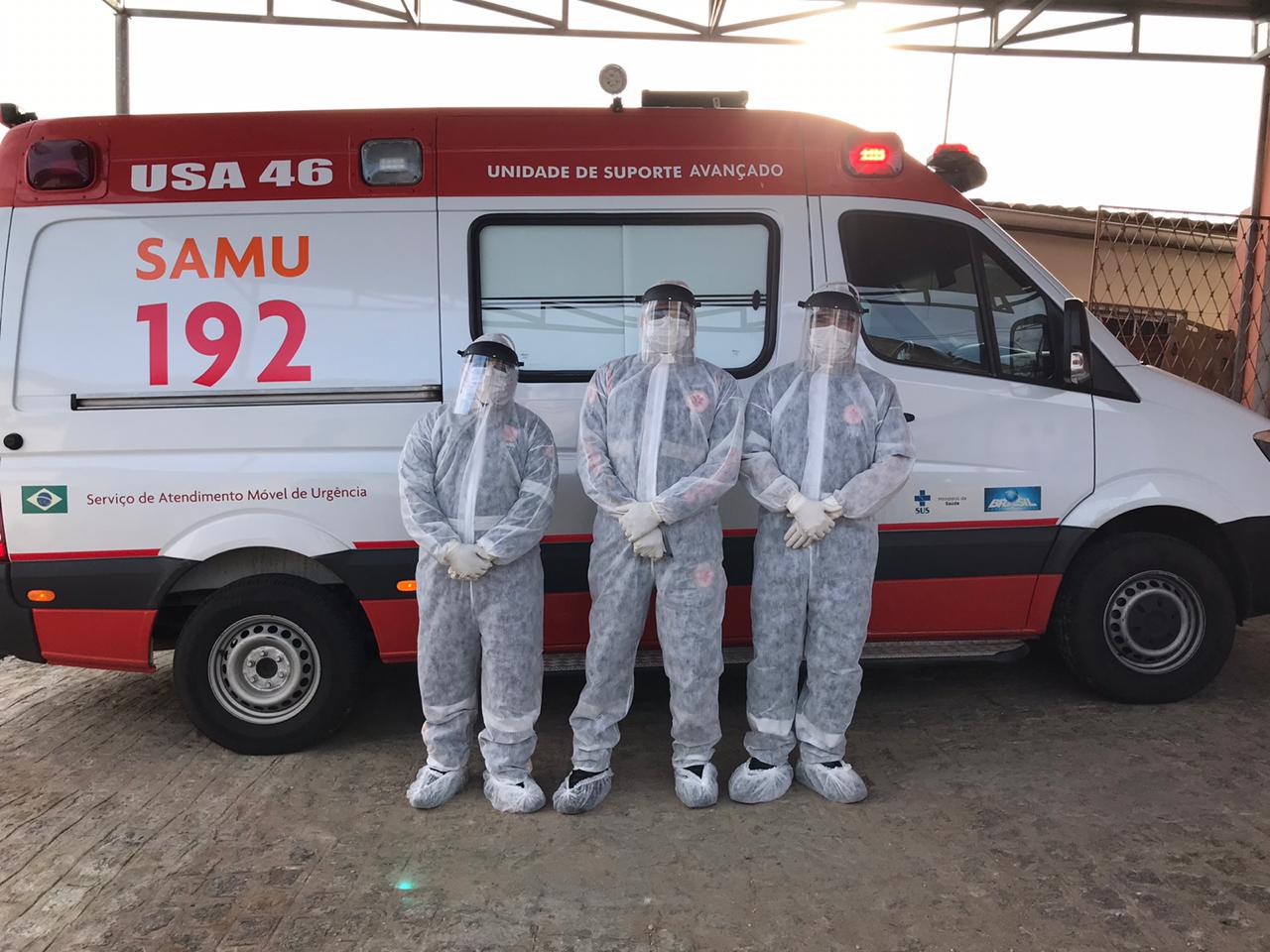 Equipes do SAMU Mamanguape atendem paciente com suspeita de COVID-19