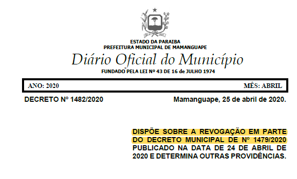 Prefeita Eunice atende recomendação do MPPB e mantém isolamento social com ações de prevenção e combate ao COVID-19