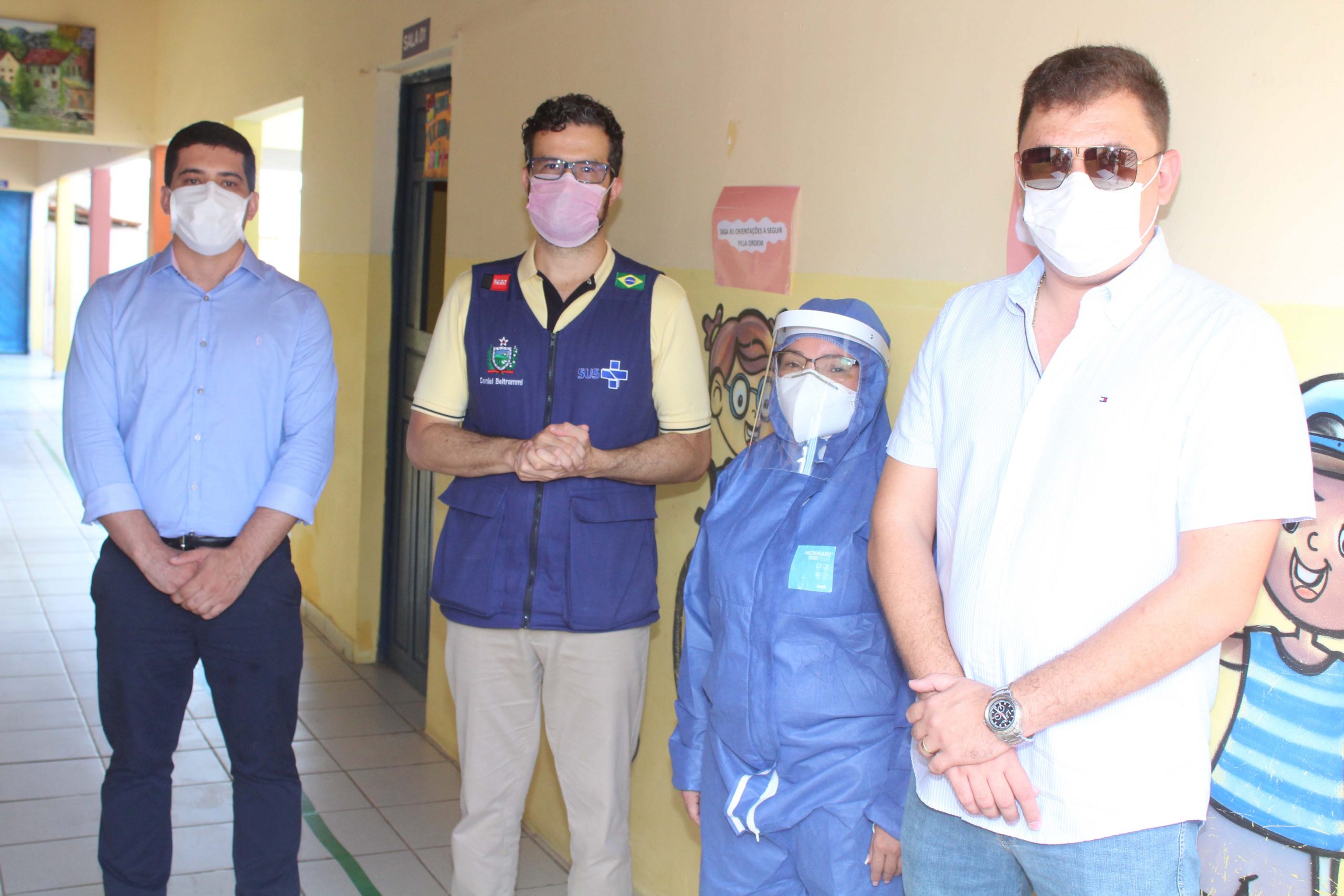 Secretário Executivo de Estado da Saúde visita Centro Testagem montado pela prefeitura de Mamanguape