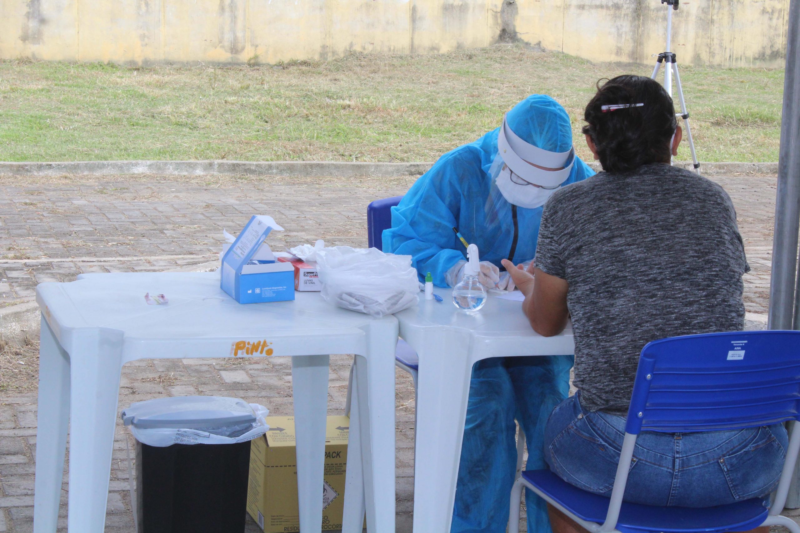 Prefeitura de Mamanguape realiza mutirão de testagem da COVID-19