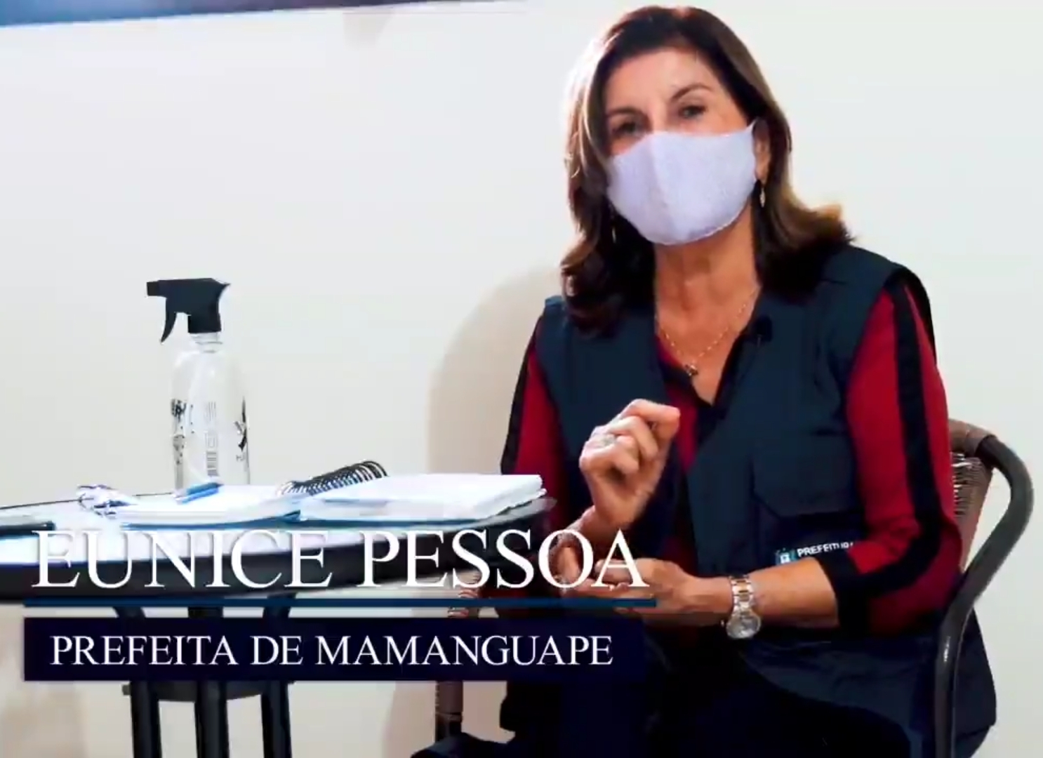 Em vídeo: prefeita Eunice Pessoa fala dos 100 dias, anuncia entregas e início de novas obras para Mamanguape