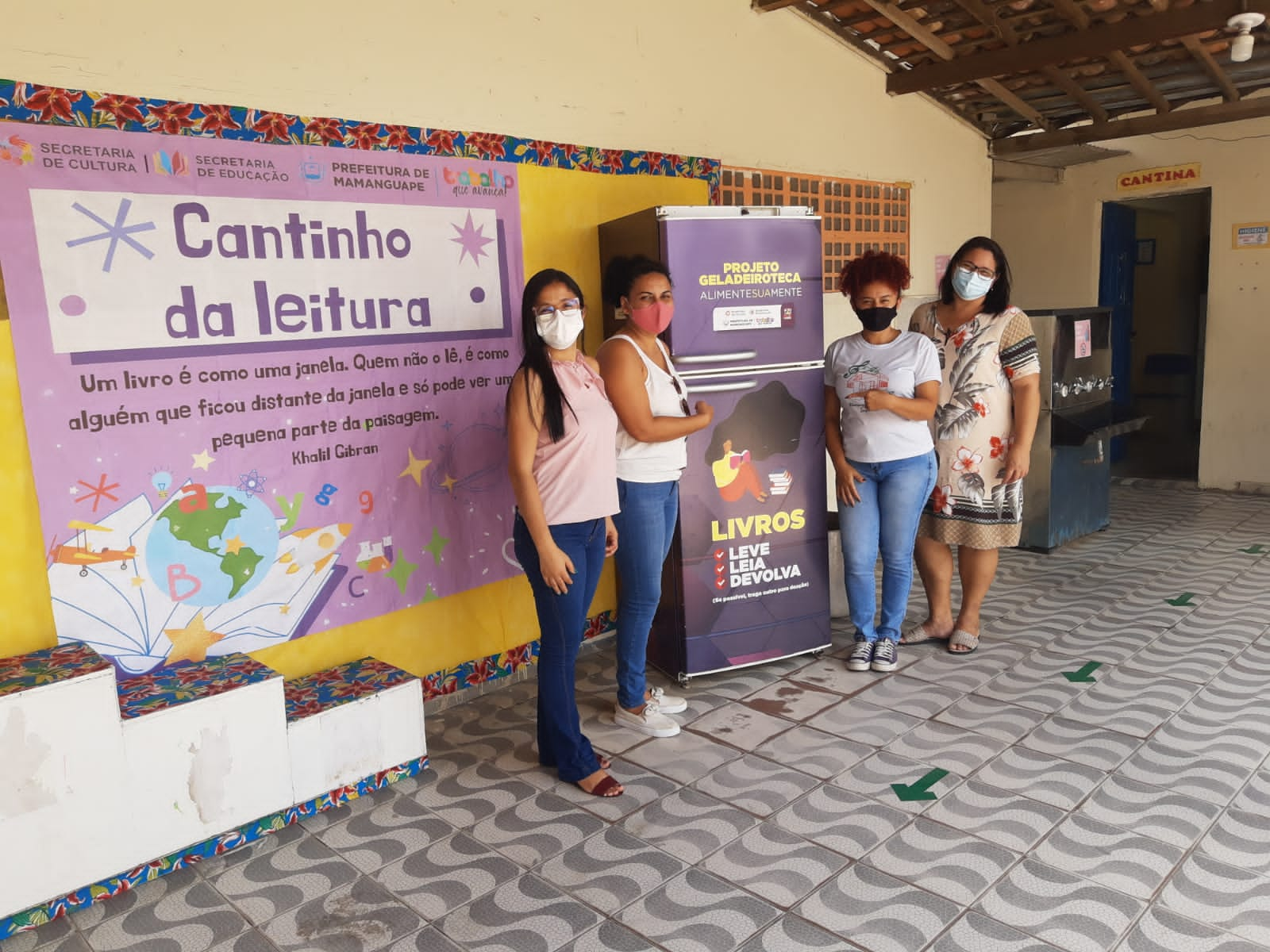 Projeto “Geladeiroteca” chega à Praça Senhor do Bonfim