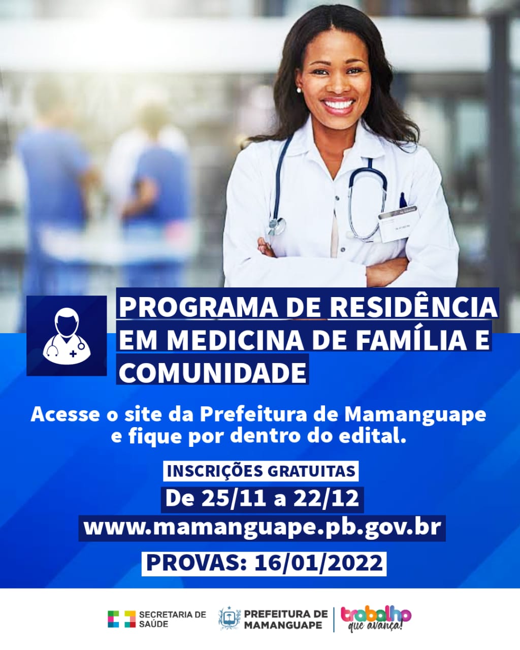 Prefeitura de Mamanguape lança edital para Residência Médica ...