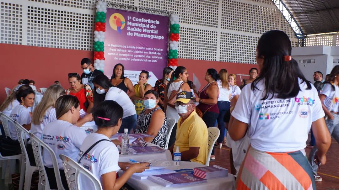 Secretaria de Saúde de Mamanguape realiza 1° Conferência Municipal de Saúde Mental