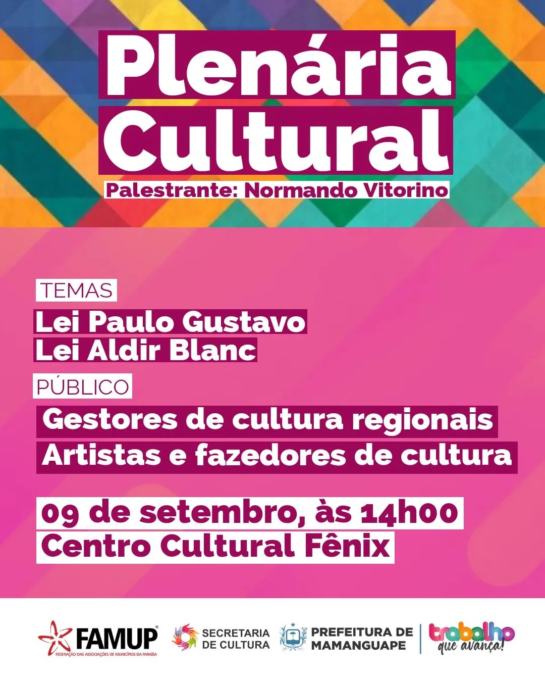 Plenária Cultural debate Leis Aldir Blanc 2 e Paulo Gustavo