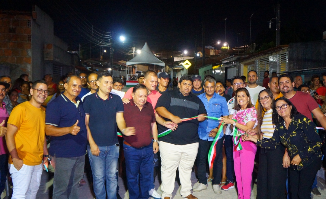 Prefeitura de Mamanguape Inaugura Ruas Dino Rangel e Narciso Pinto no bairro do Gurguri