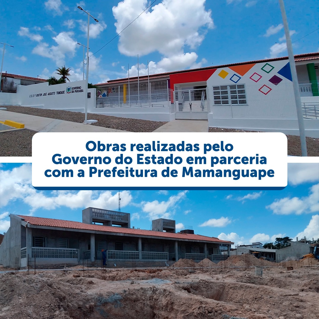 Prefeita Eunice Pessoa acompanha governador João Azevedo nas obras em Mamanguape