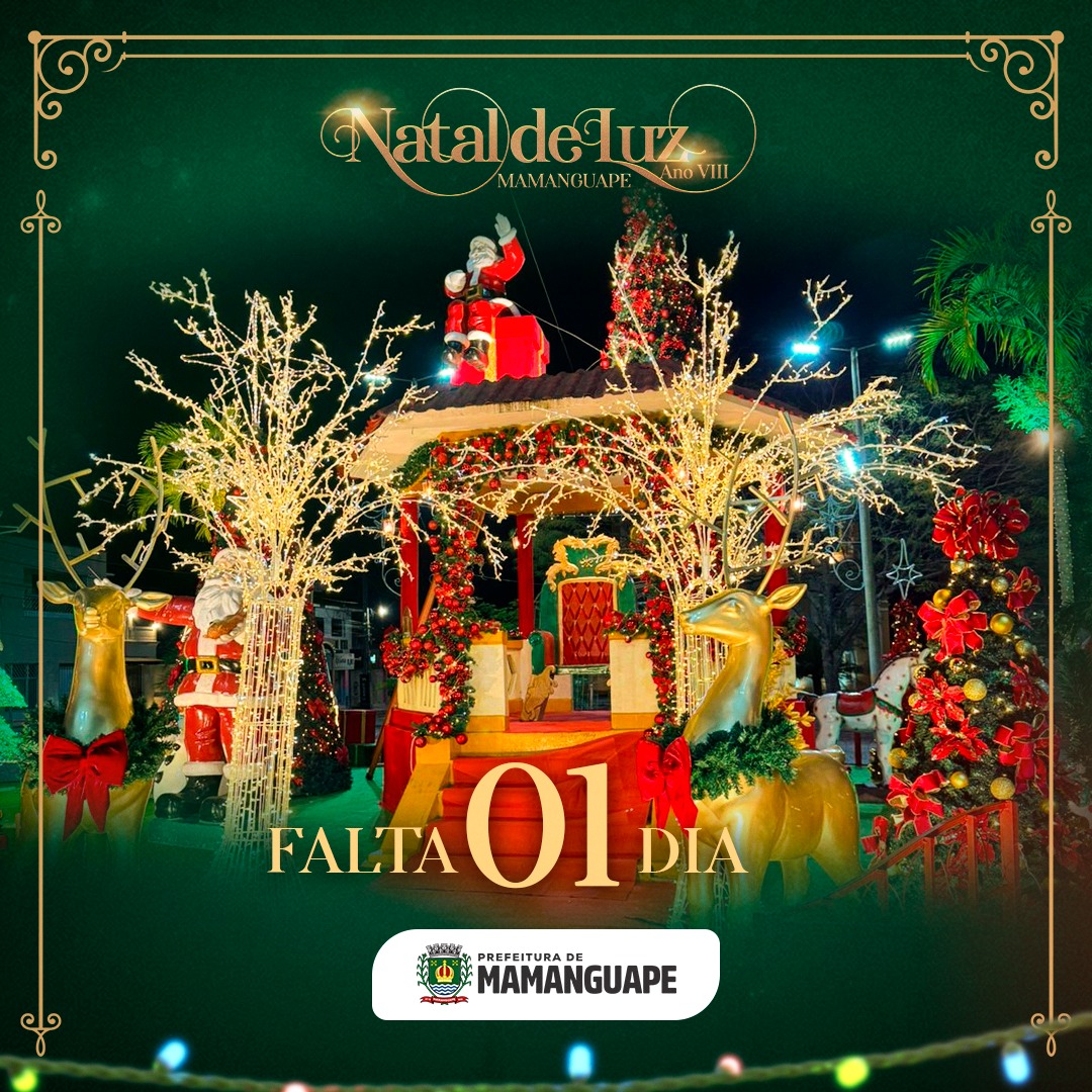 Prefeita Eunice anuncia programação da 8ª edição do Natal de Luz em Mamanguape