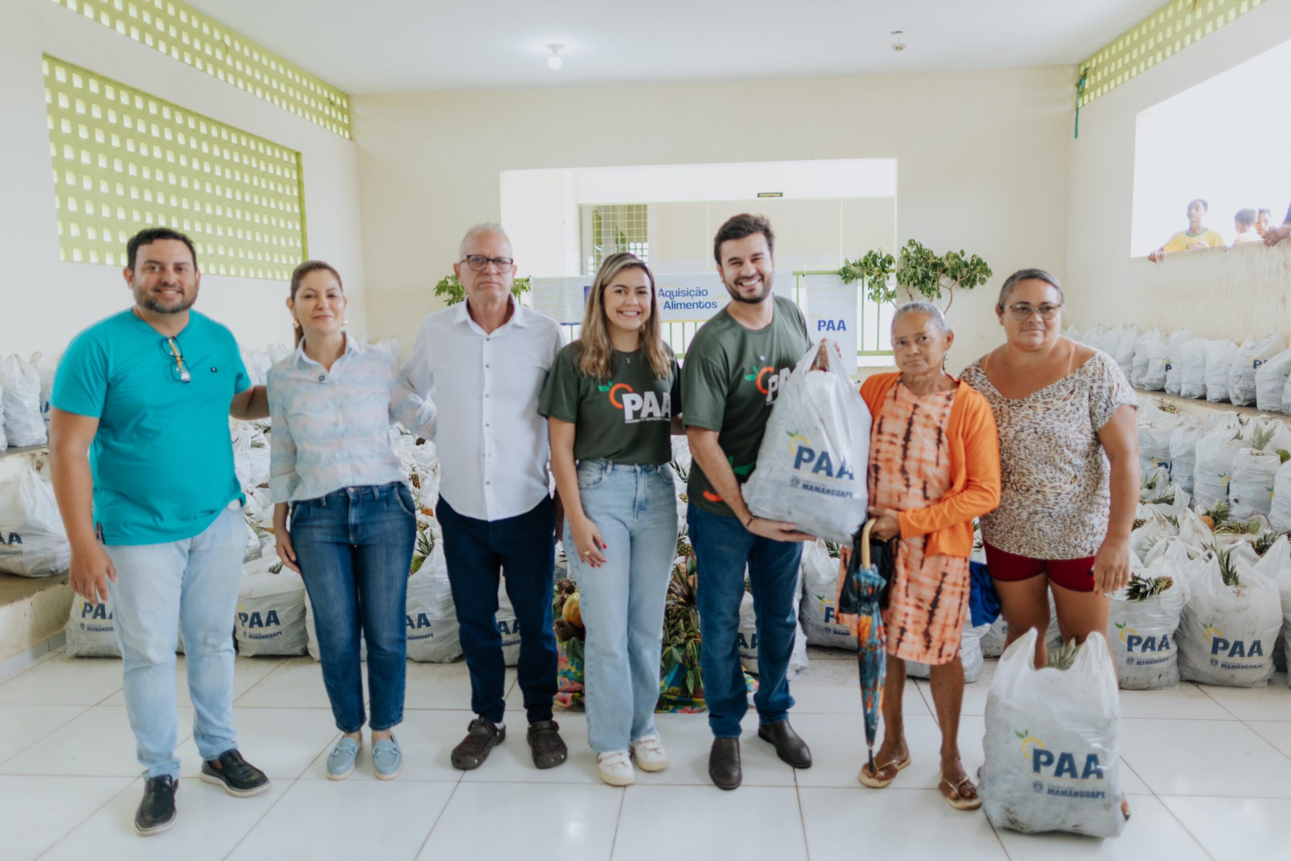 Prefeitura de Mamanguape distribui mais de 10 toneladas de alimentos durante entrega do PAA