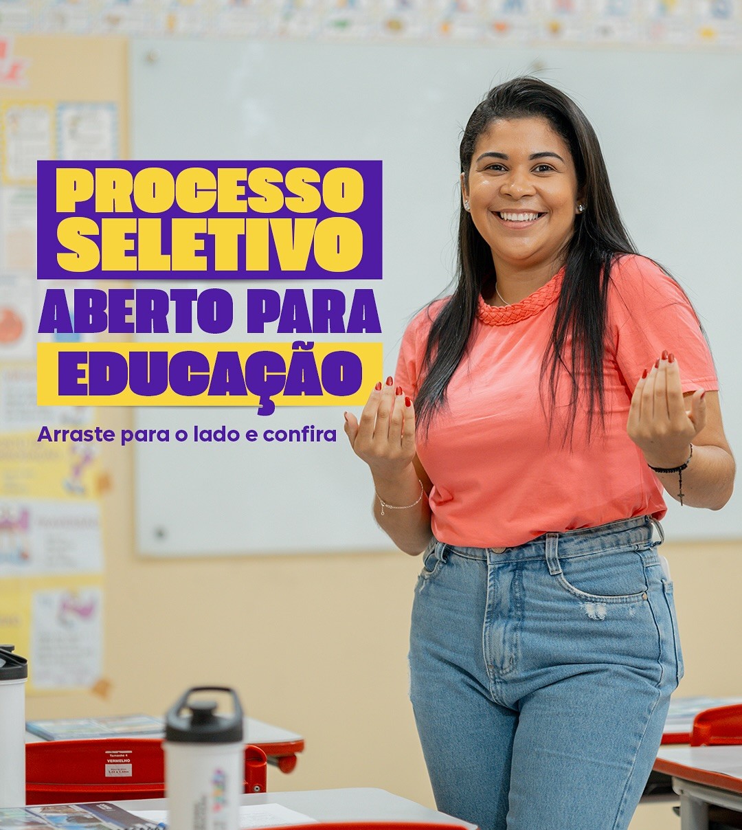Processo Seletivo para Profissionais da Educação: Inscrições estarão abertas a partir desta quarta-feira (12)