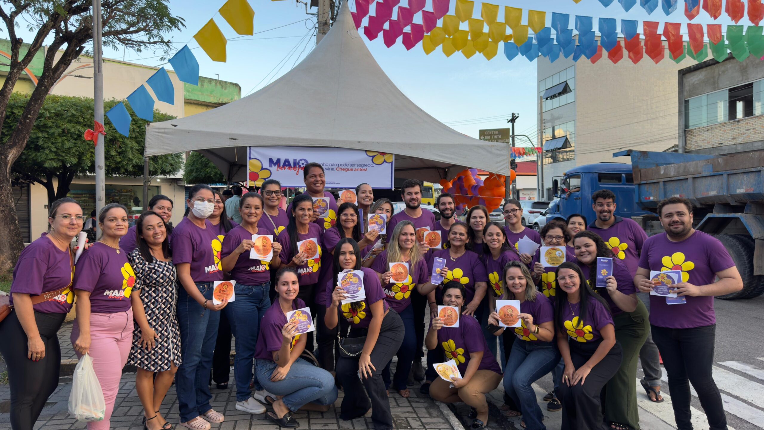 Pit Stop do “Maio Laranja” conscientiza população no combate ao abuso e à exploração sexual de crianças e adolescentes