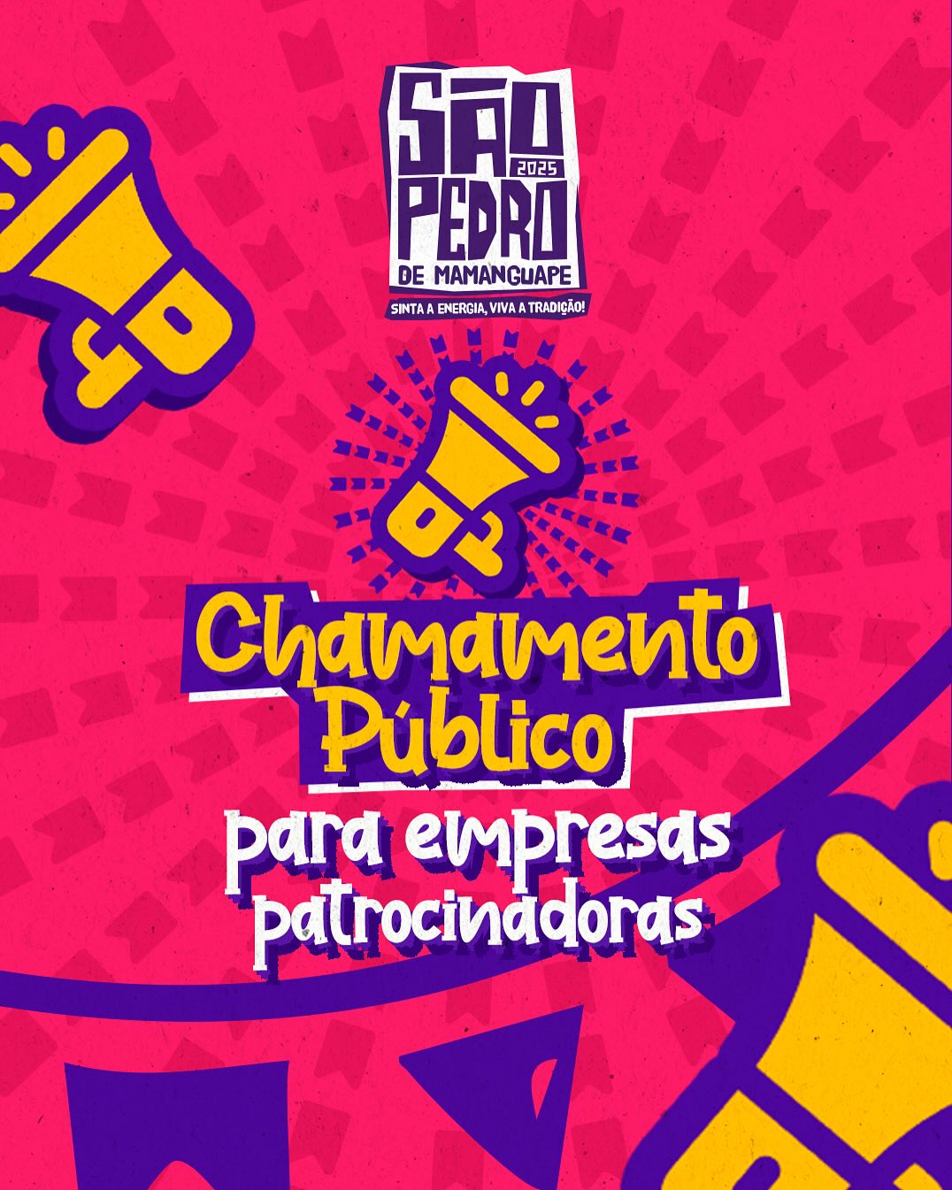 Prefeitura de Mamanguape lança edital para captação de patrocínio para a Festa de São Pedro 2025