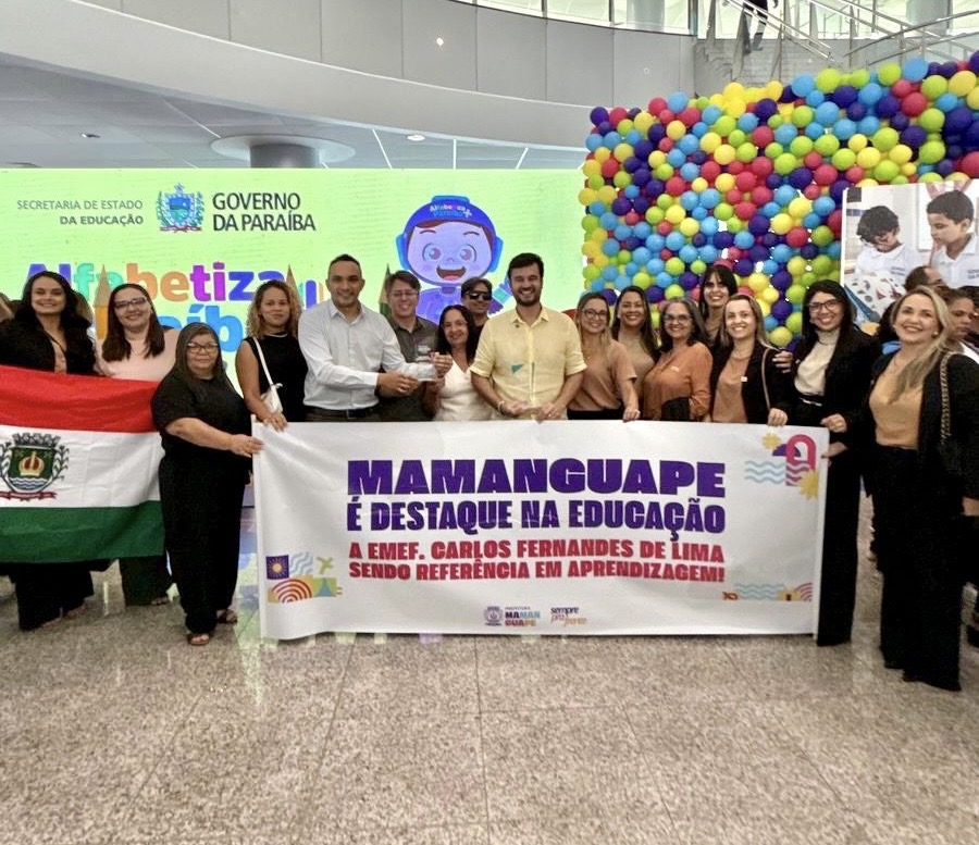 Mamanguape é destaque na educação e recebe prêmio do Governo da Paraíba