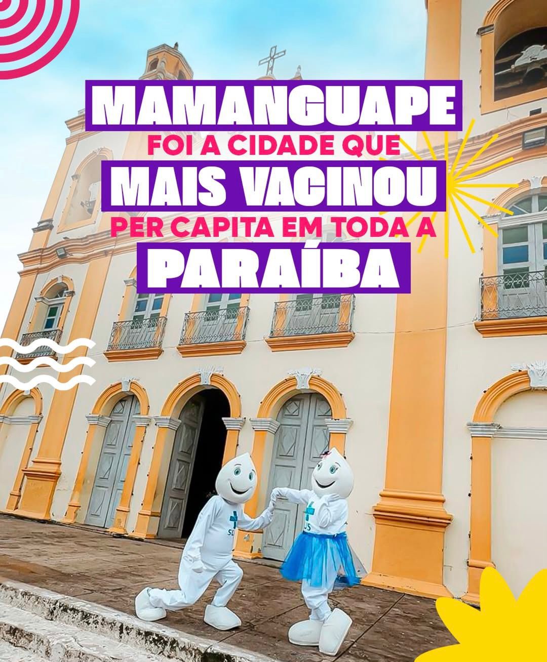 Mamanguape lidera ranking proporcional de vacinação na Paraíba durante o Dia D