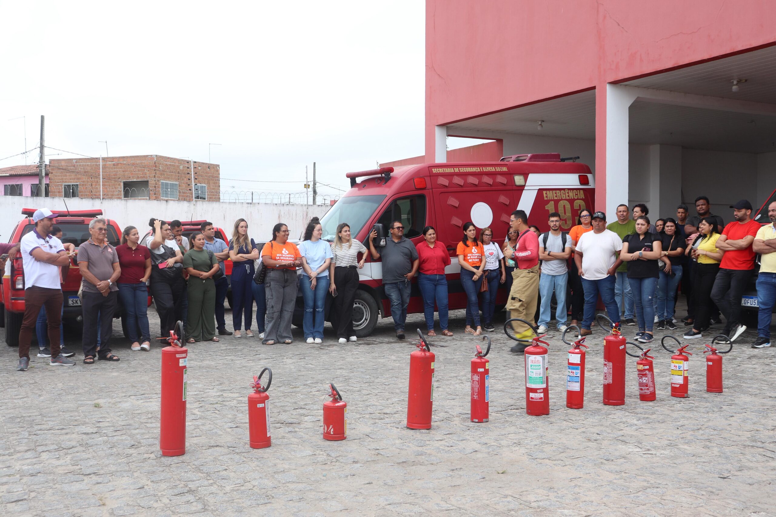 Secretaria de Saúde e Corpo de Bombeiros realizam treinamento para ampliar segurança nas UBSs