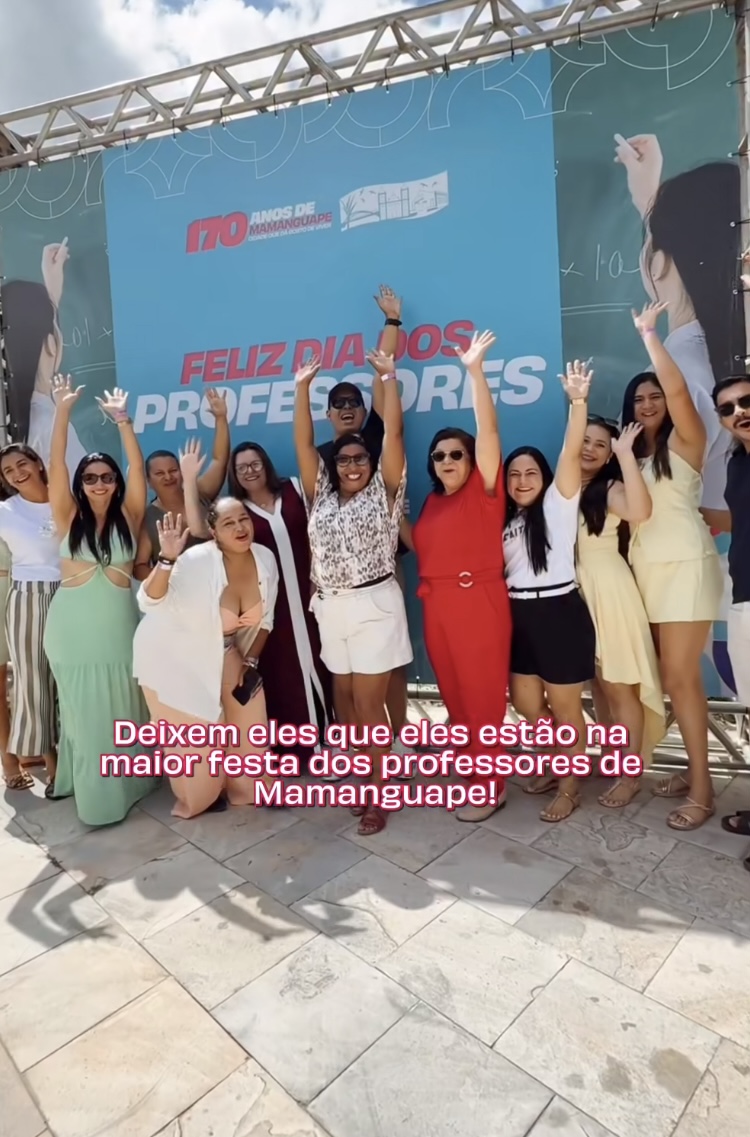 Educação em festa: Prefeitura de Mamanguape celebra o Dia dos Professores com evento especial