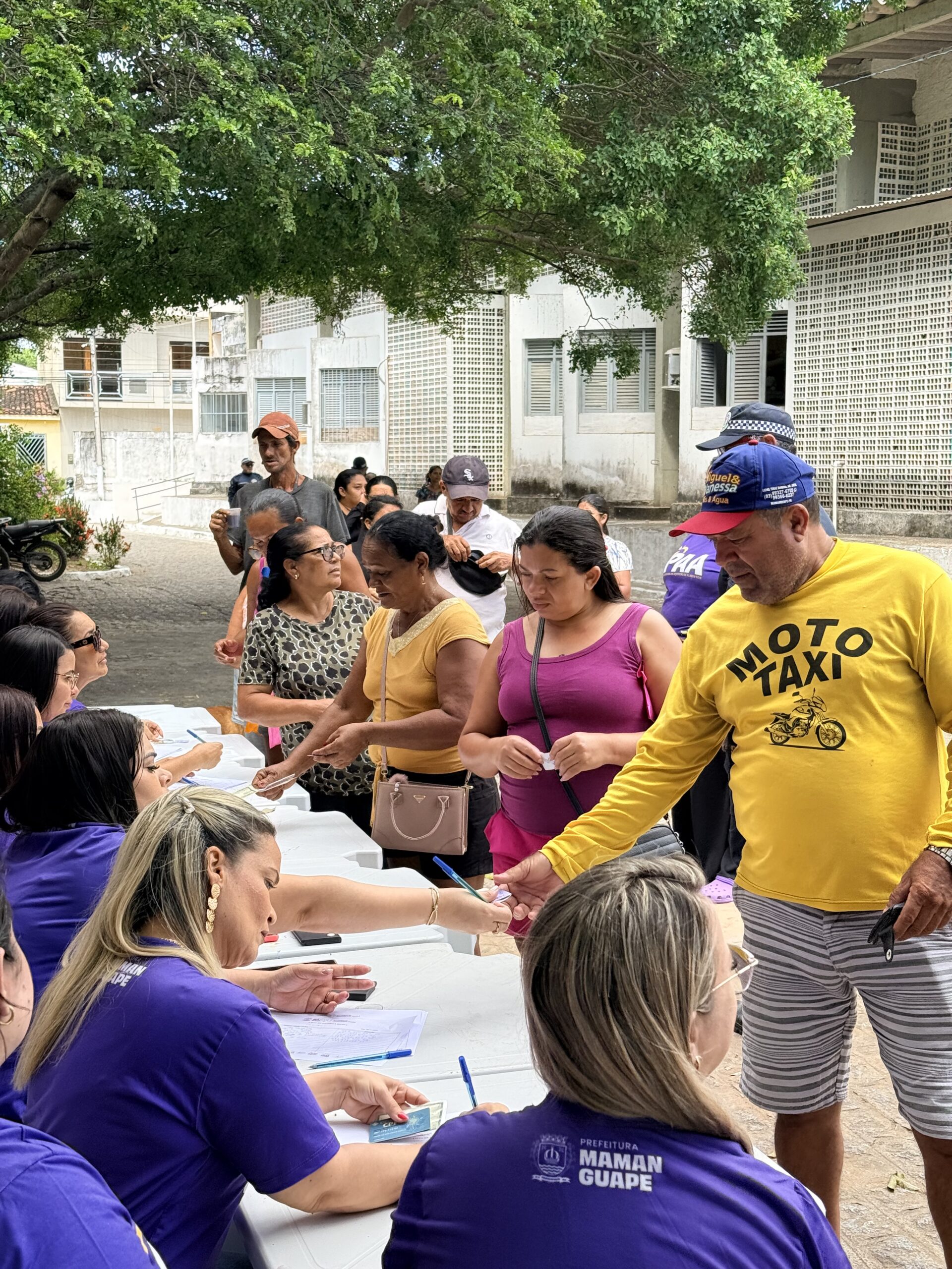 Prefeitura realiza mais uma etapa do PAA para moradores do Centro de Mamanguape
