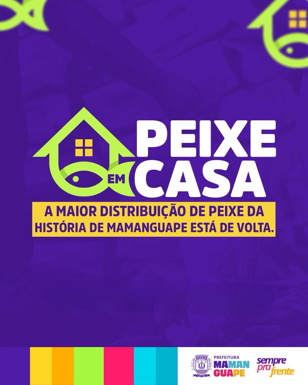 Prefeitura de Mamanguape inicia cadastramento para a 2ª edição do programa Peixe em Casa
